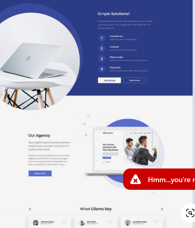 Website design